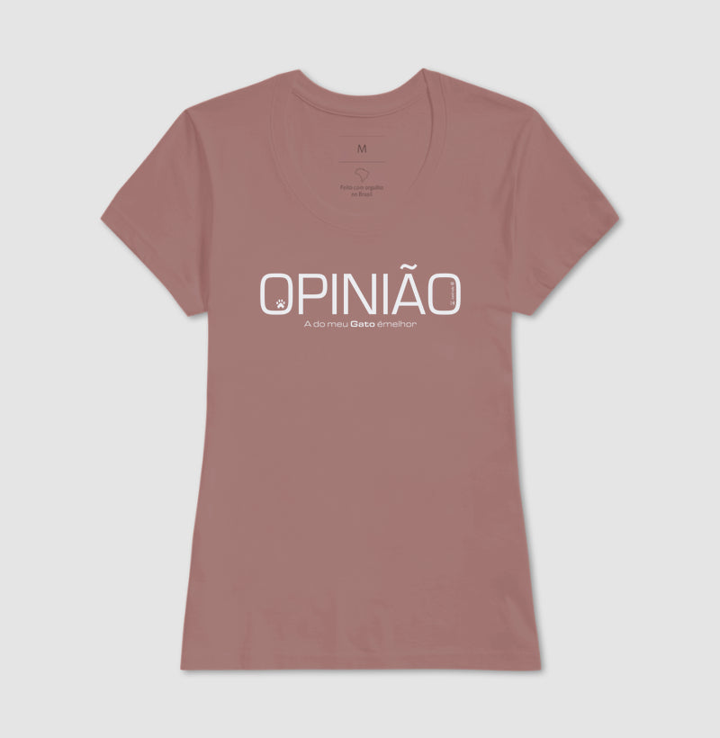 Camiseta Opinião a do Meu Gato é Melhor - Afeto
