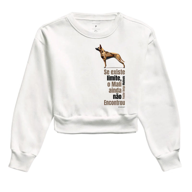 Moletom Cropped Malinois Limite - Essência