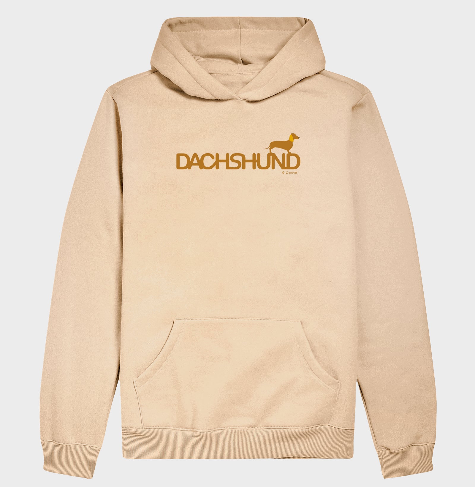Moletom com Capuz Dachshund - Identidade (sem cadarço)