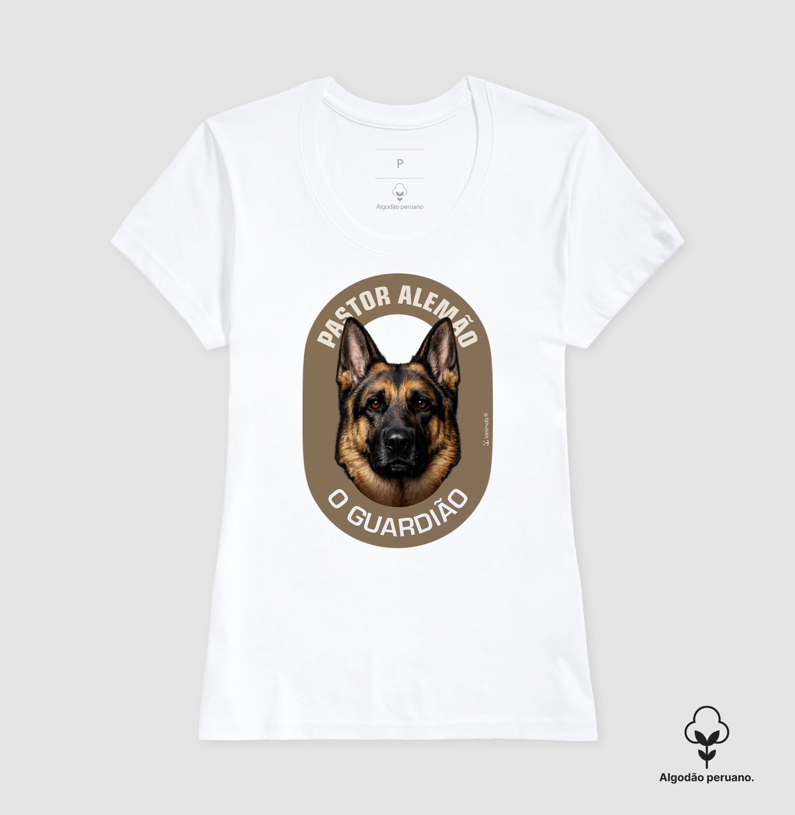 Camiseta INCA SOFT - Pastor Alemão O Guardião - Essência