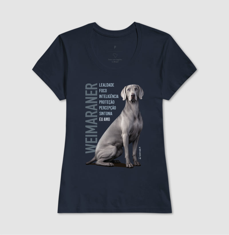 Camiseta Weimaraner Eu Amo - Essência
