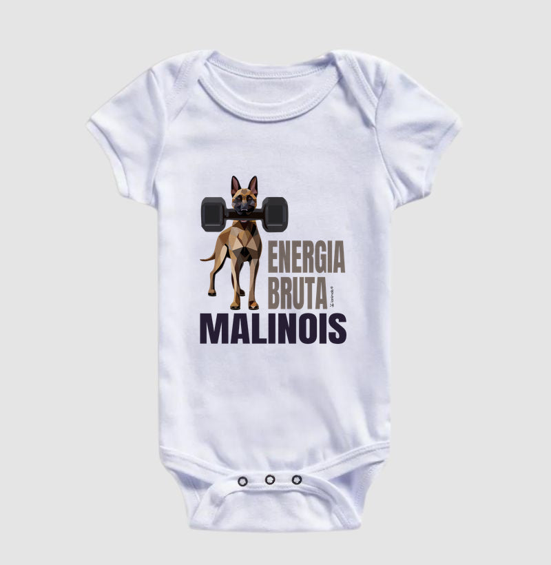 Body Infantil Malinois Energia Bruta- Essência