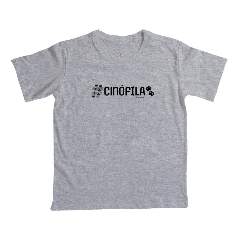 Camiseta #Cinófila (Infantil) - Coleção AFETO