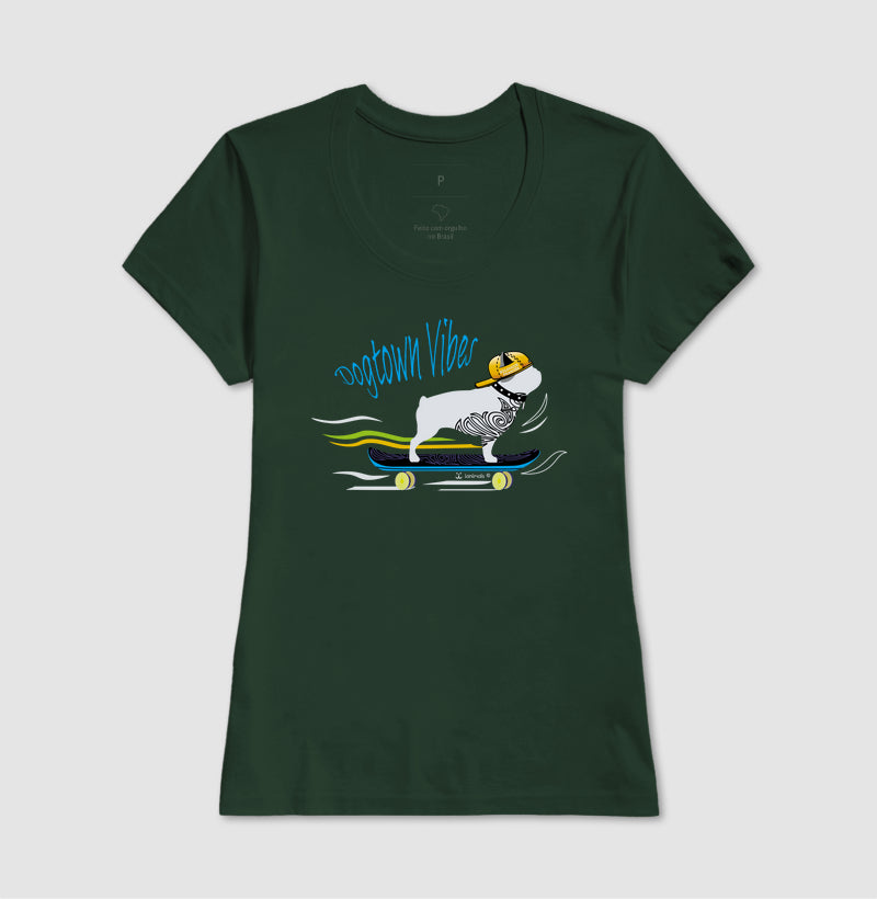 Camiseta Buldogue Francês - Skatista