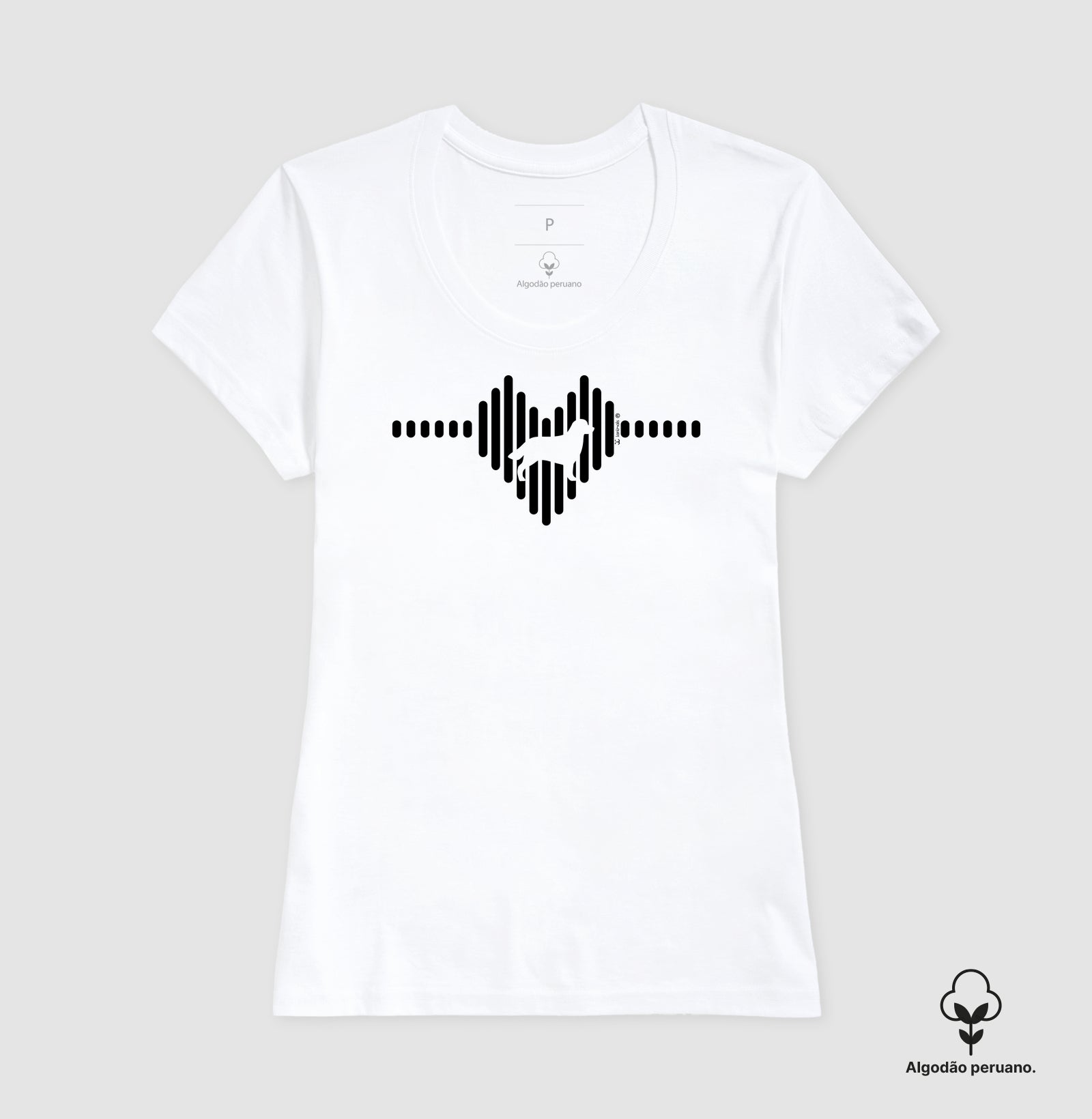 Camiseta “INCA SOFT” Golden Retriever - Coleção Coração