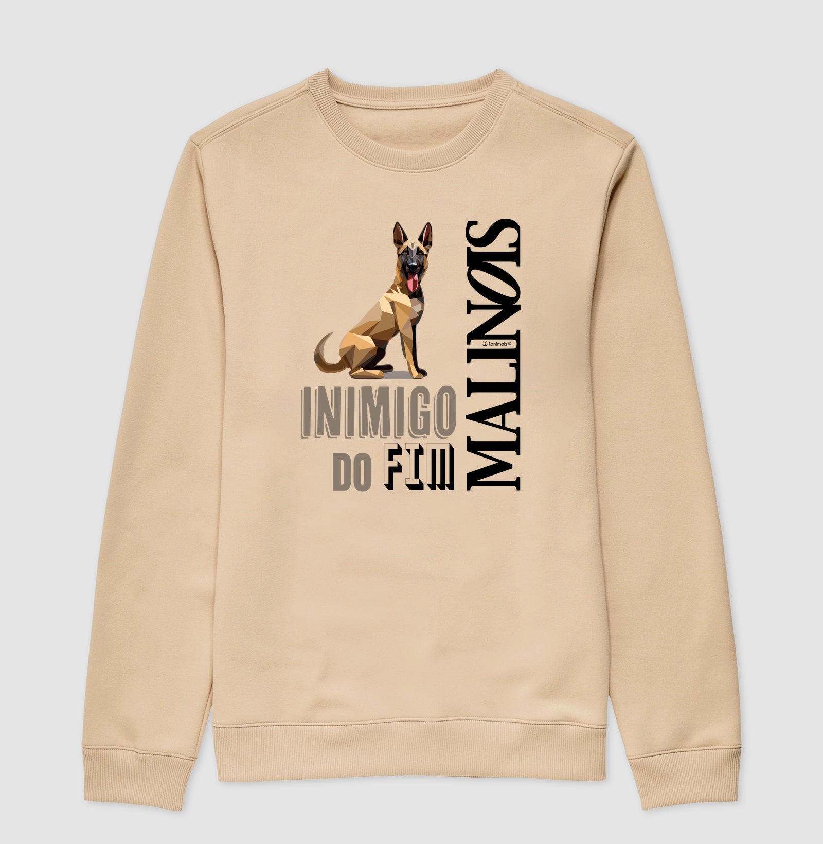 Moletom Suéter Malinois Inimigo do Fim - Essência