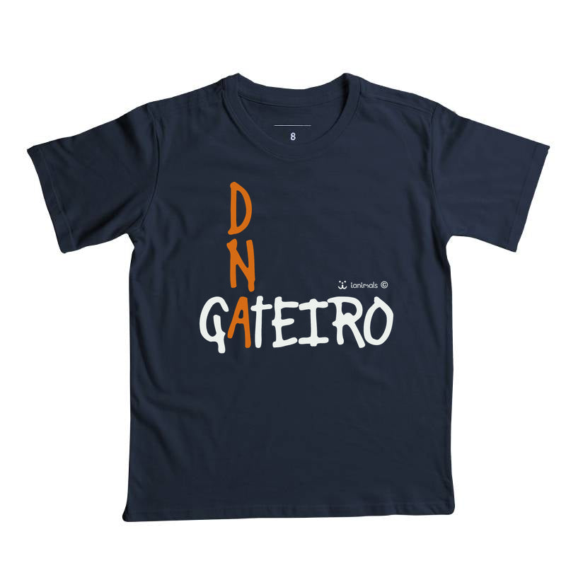 Camiseta Infantil DNA Gateiro - Afeto