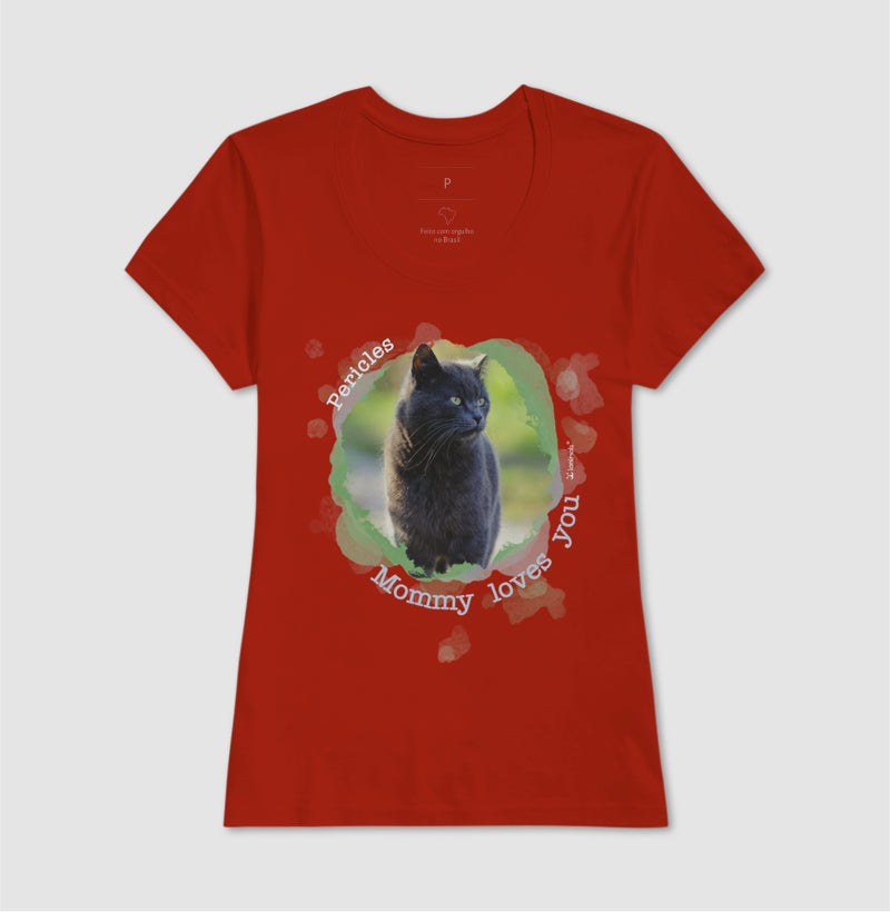Camiseta Foto Pet - Fluid Splash - Personalizada | iAnimals