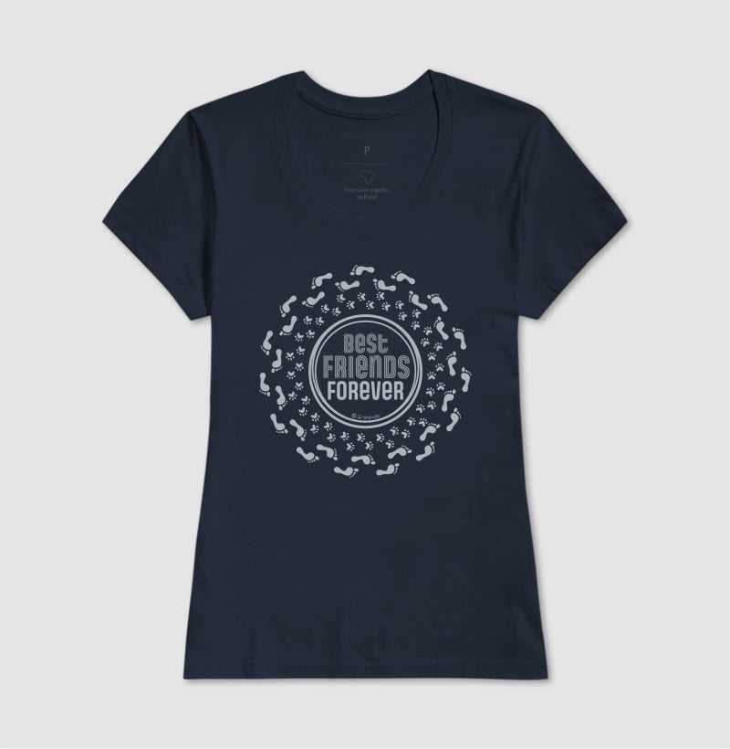 Camiseta Pets, Best Friends Forever - Coleção AFETO