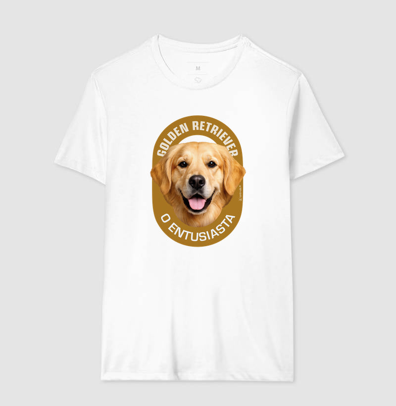 Camiseta Golden Retriever O Entusiasta - Essência