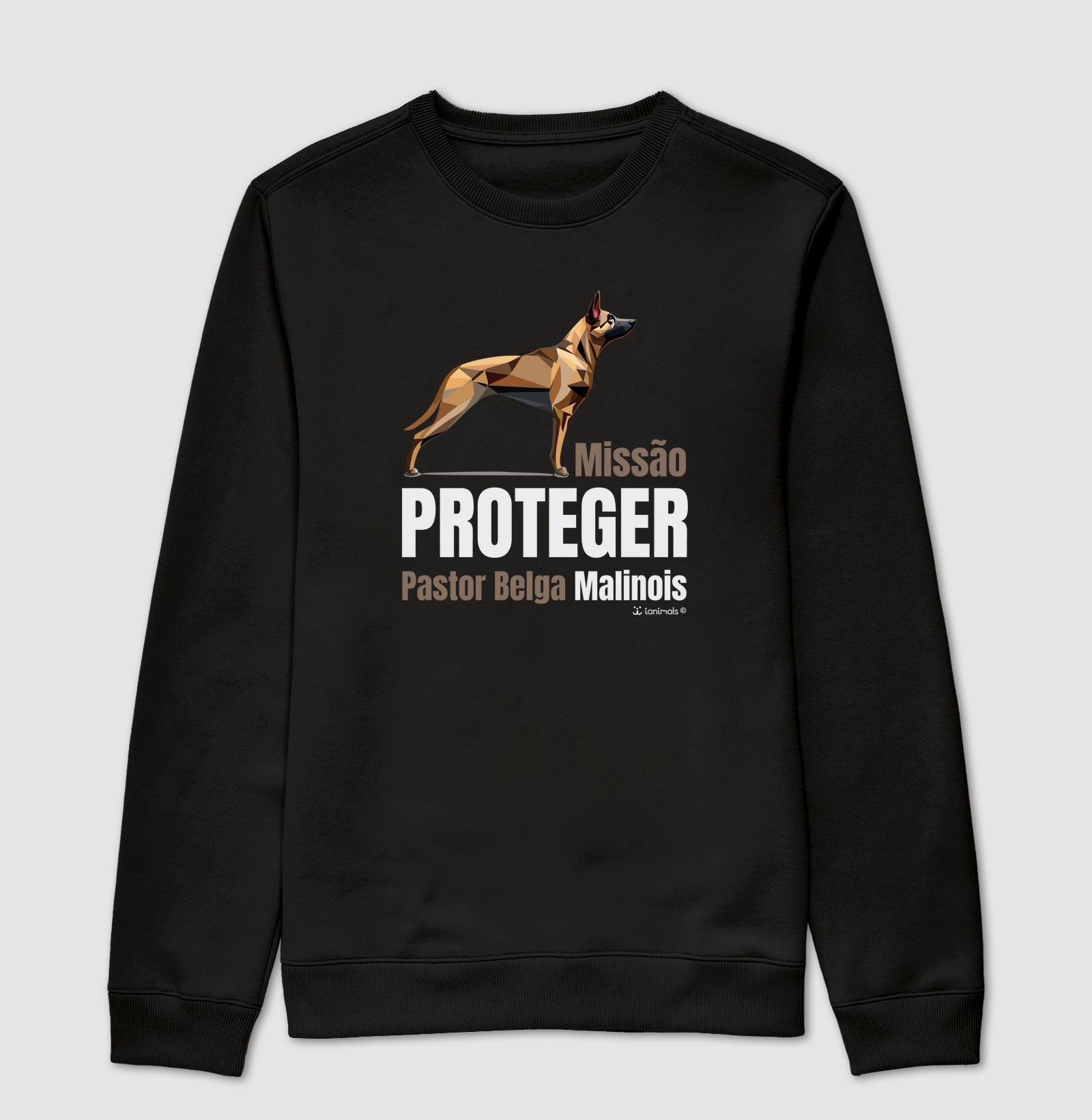 Moletom Suéter Malinois Missão  Proteger - Essência