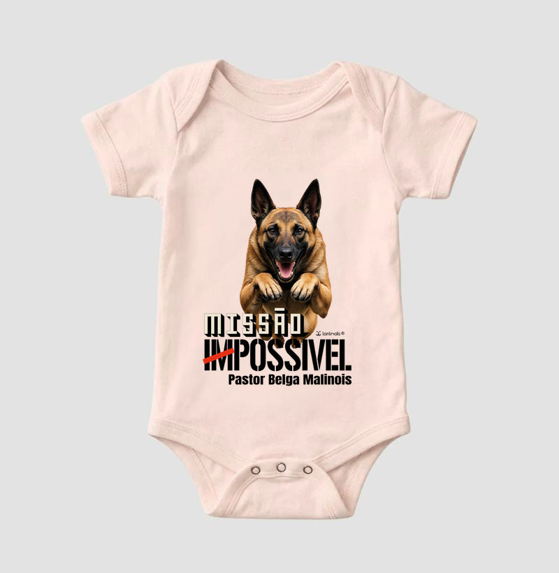 Body Infantil Malinois Missão Impossível - Essência
