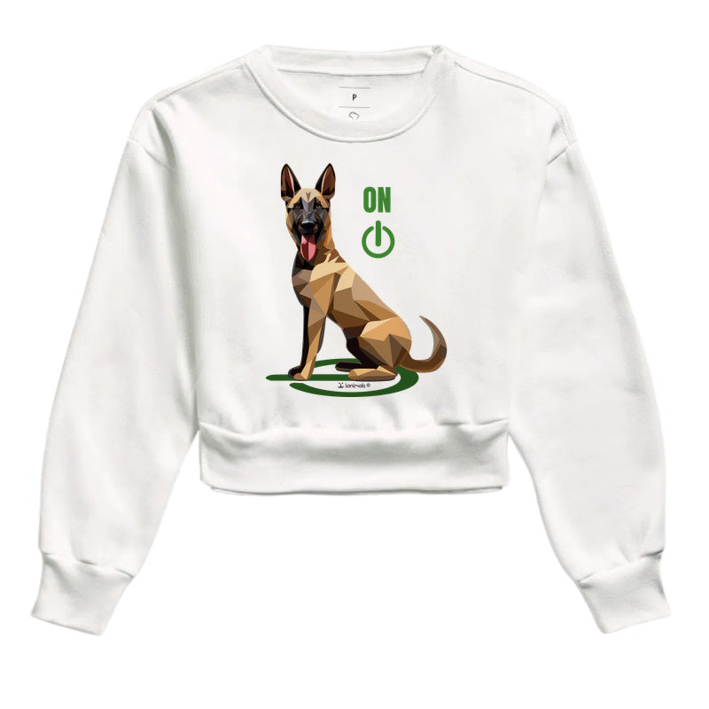 Moletom Cropped Malinois On - Essência