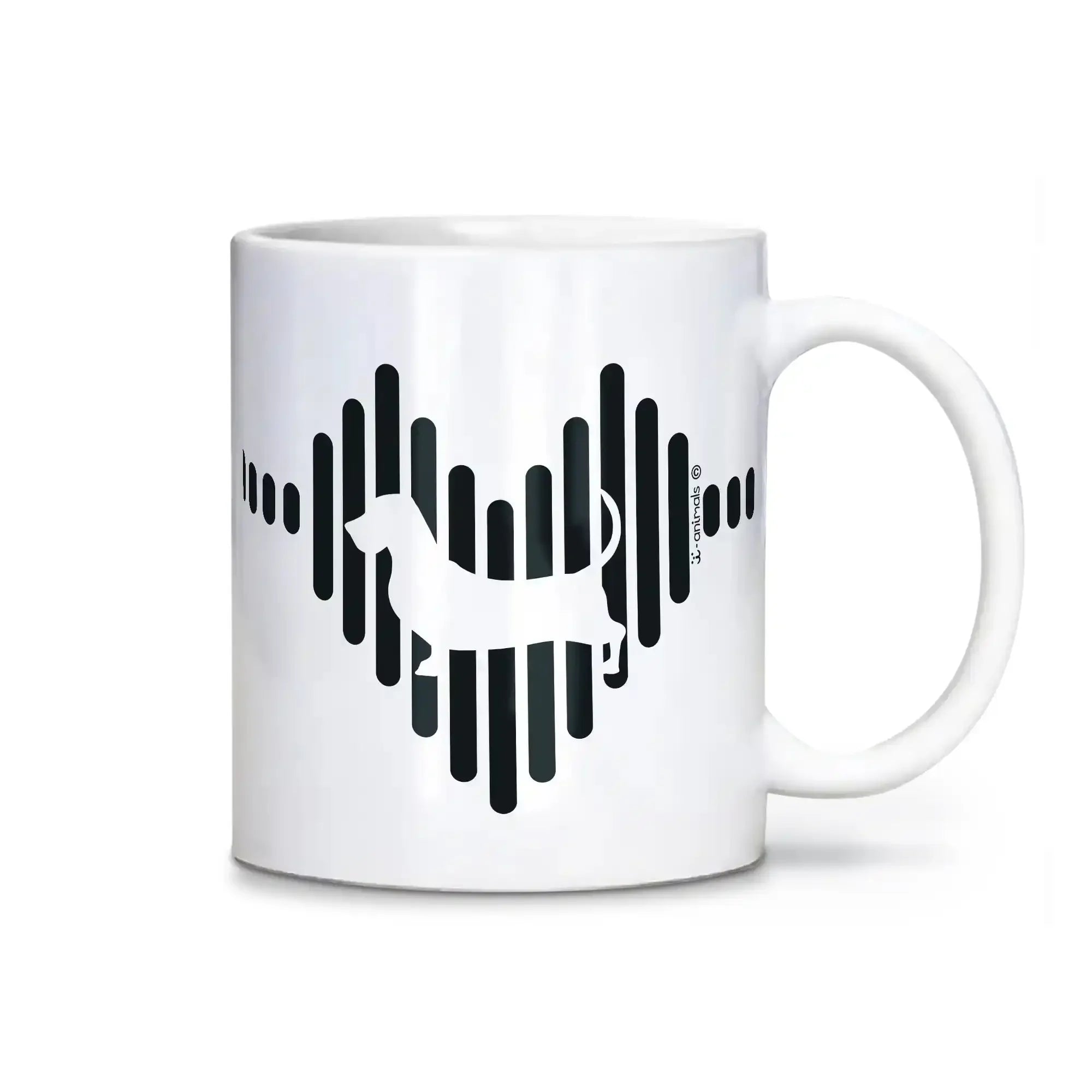 Caneca Basset Hound - Coração i-animals