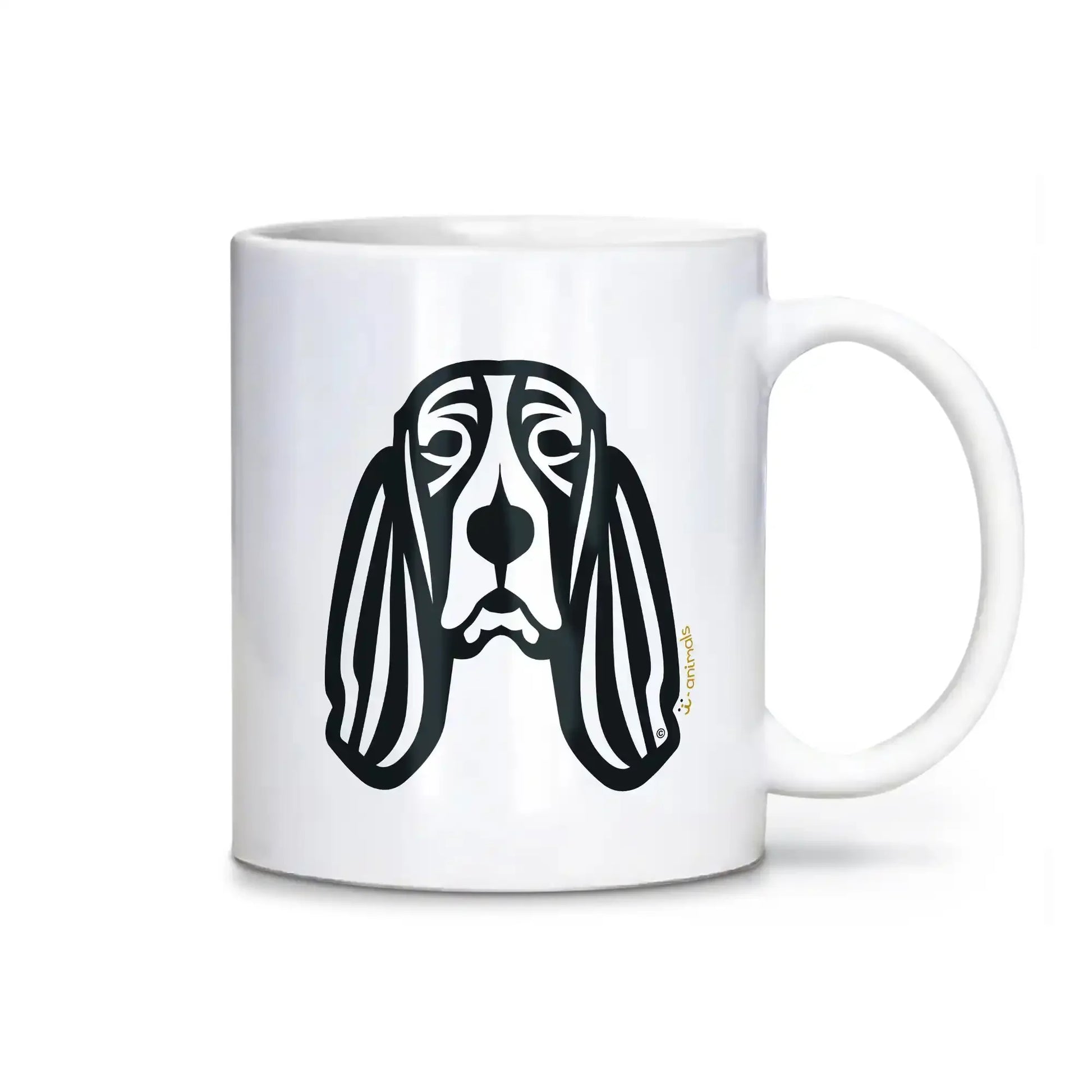 Caneca Basset Hound - Tribal i-animals