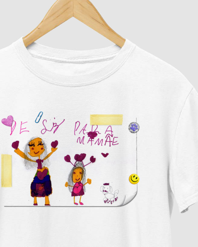 Camiseta Desenho de Criança - Personalizada