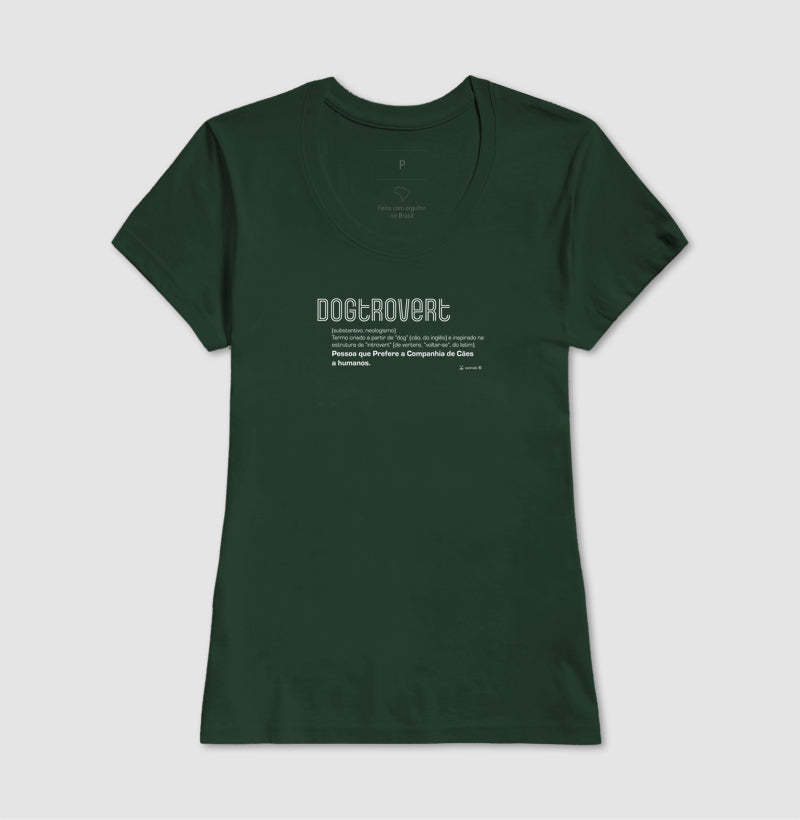 Camiseta Dogtrovert - Coleção Afeto