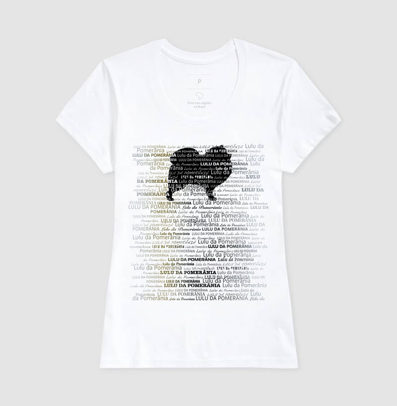 Camiseta Lulu da Pomerânia - Tessitura