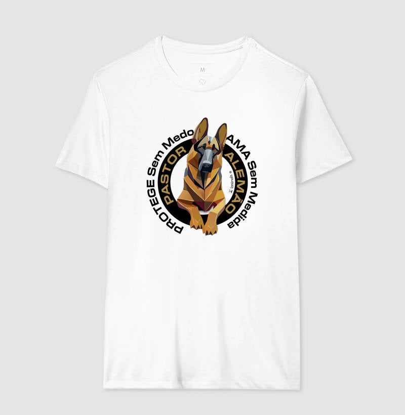 Camiseta Pastor Alemão - Protege sem Medo - Essência