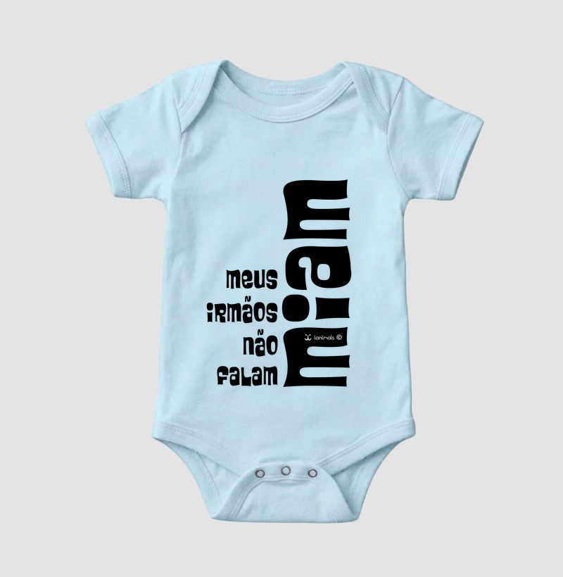 Body Infantil meus irmãos não falam Latem - Afeto