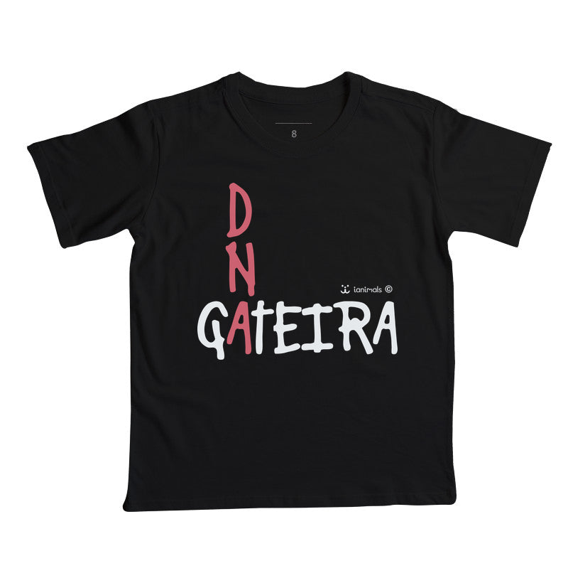 Camiseta Infantil DNA Gateira - Afeto