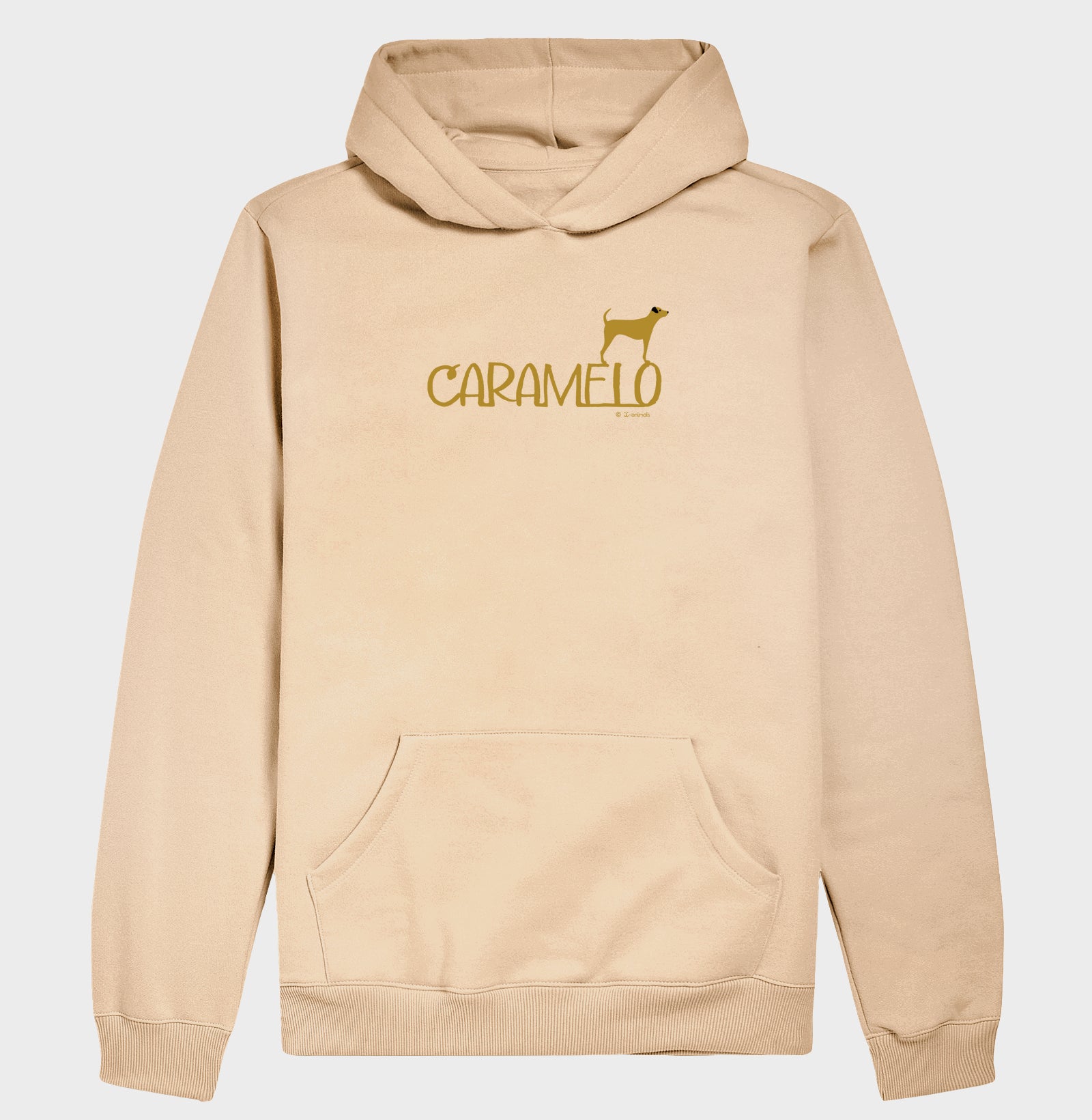Moletom com Capuz cachorro Caramelo - Identidade (sem cadarço)