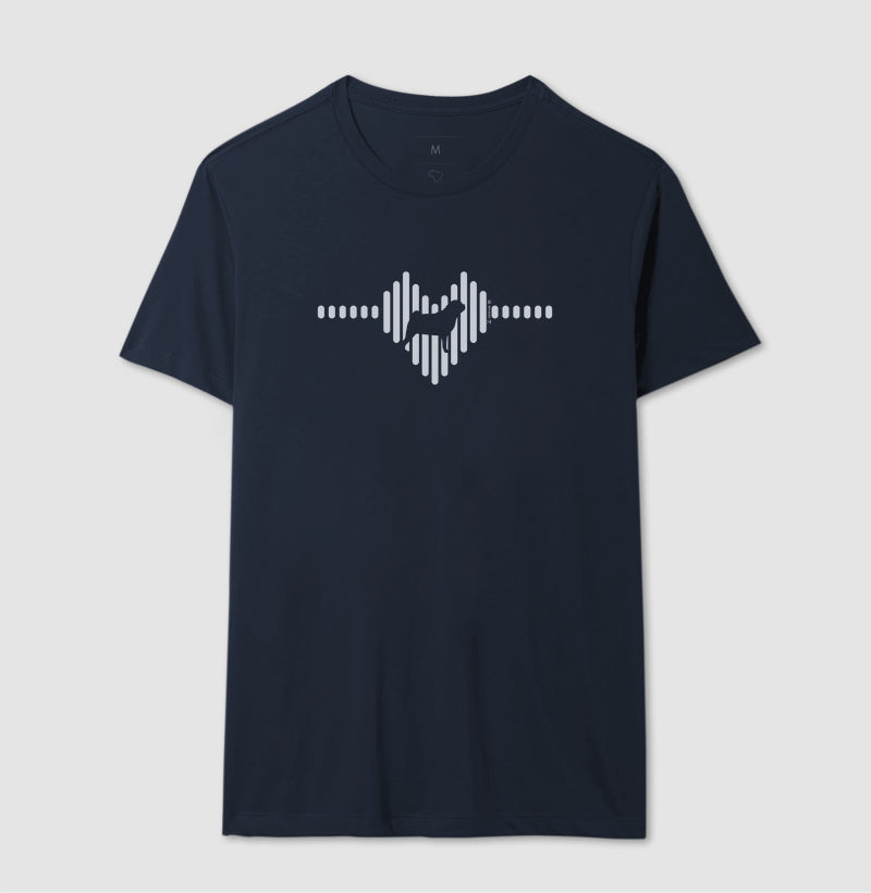 Camiseta Pug - Coleção Coração