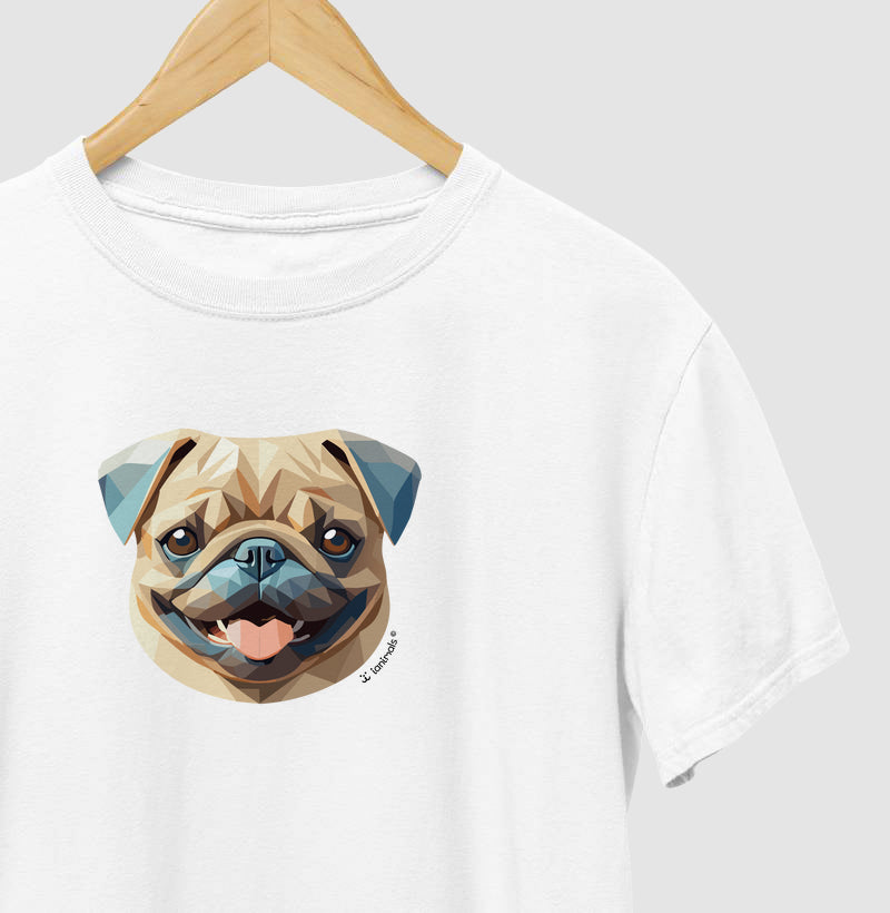Camiseta Pug - Coleção Geoma