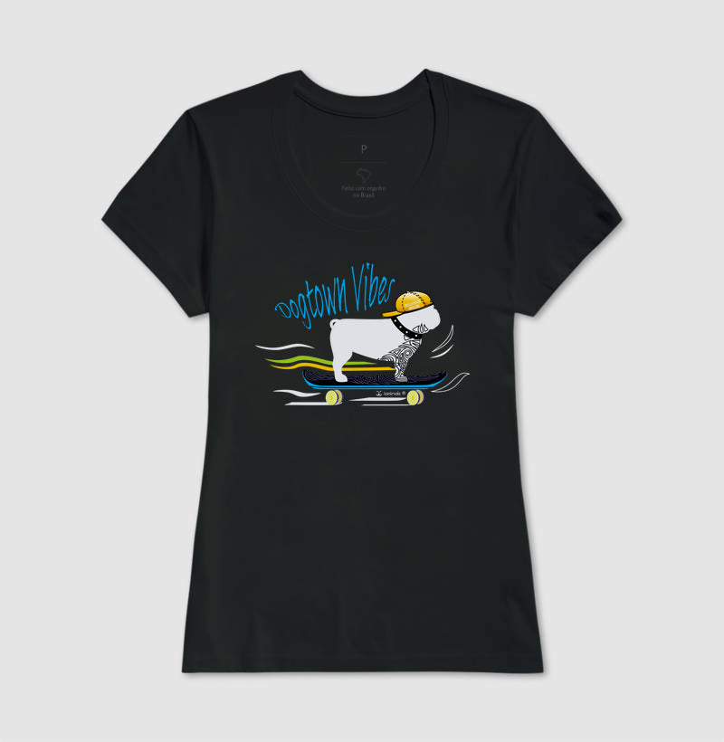 Camiseta Buldogue Inglês - Skatista