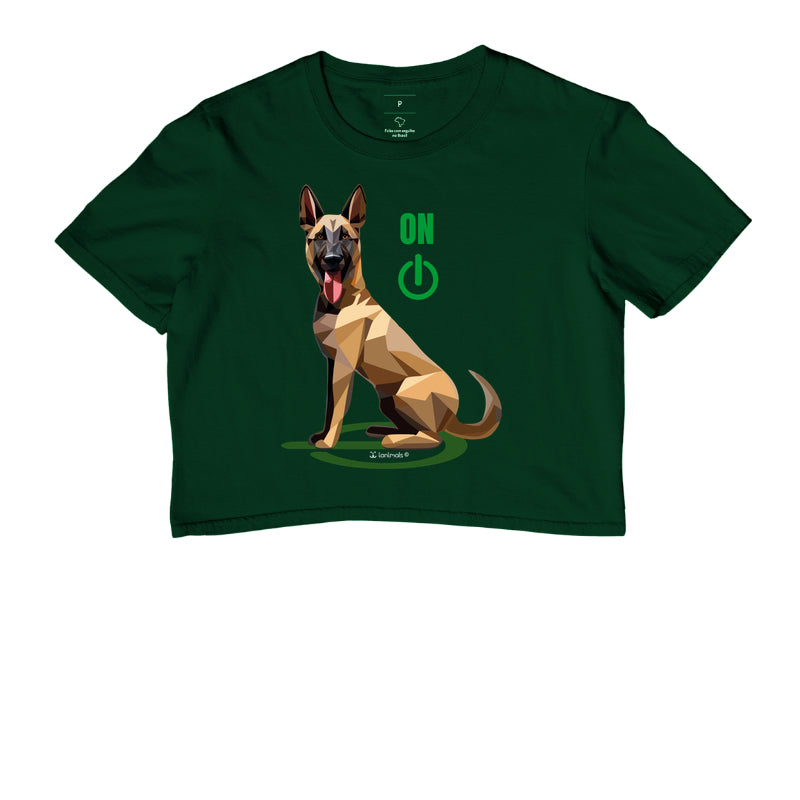 Moletom Cropped Malinois On - Essência
