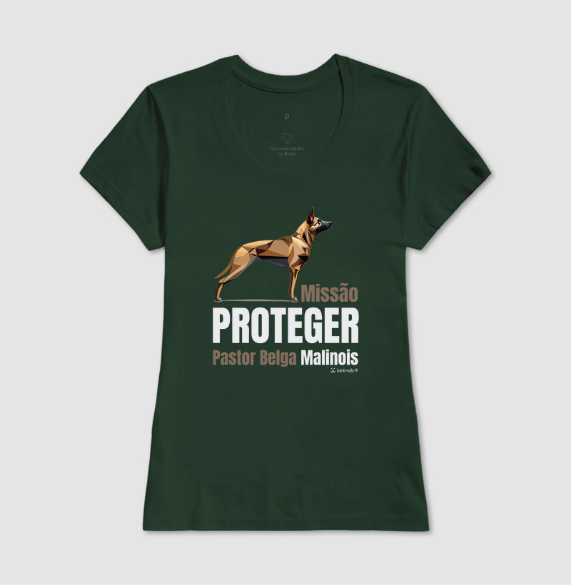 Camiseta Malinois Missão  Proteger - Essência