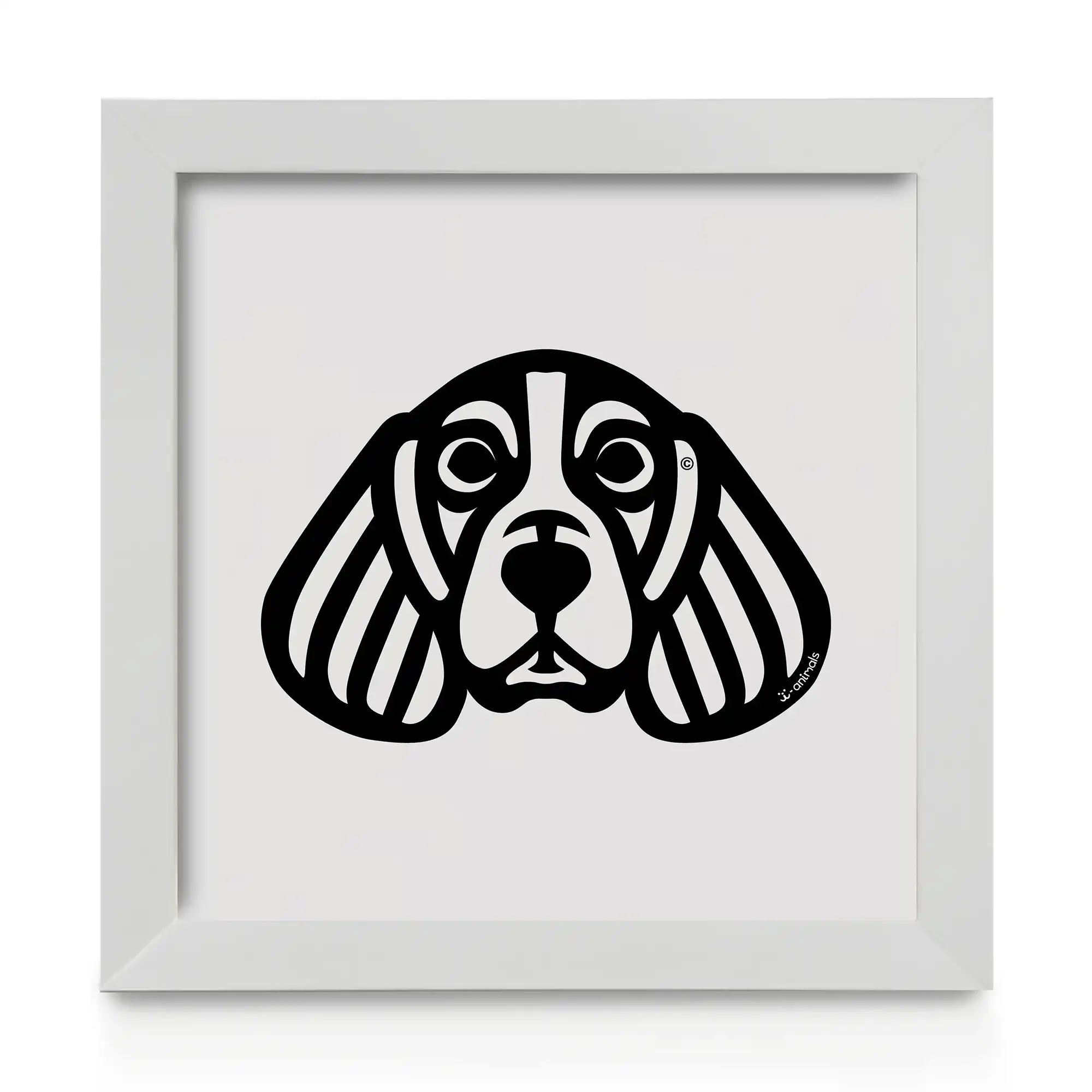 Quadro decorativo Beagle - Tribal