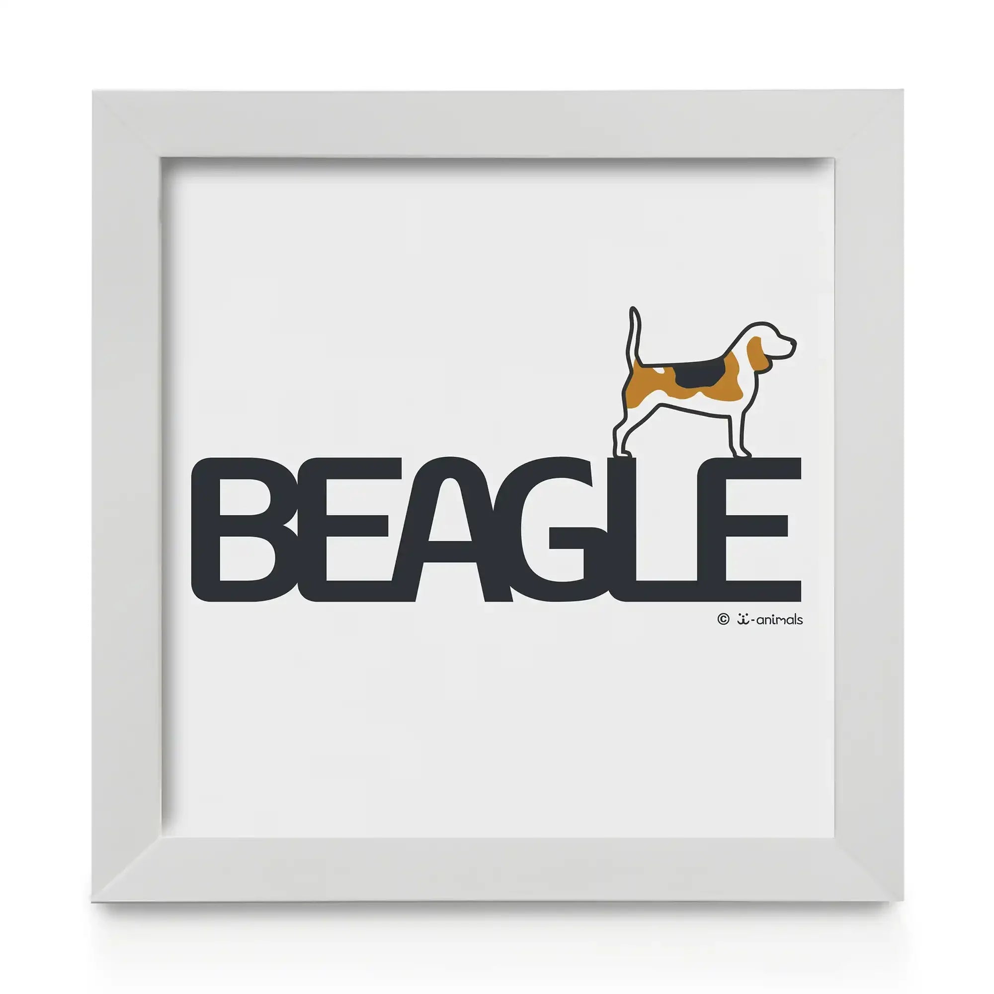 Quadro decorativo Beagle - Identidade