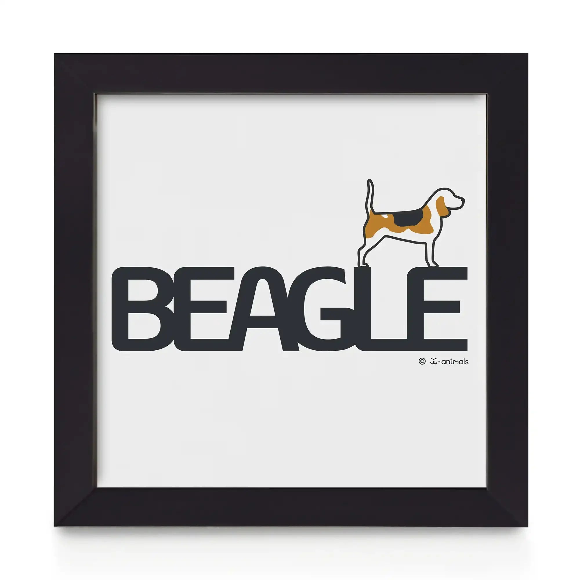 Quadro decorativo Beagle - Identidade