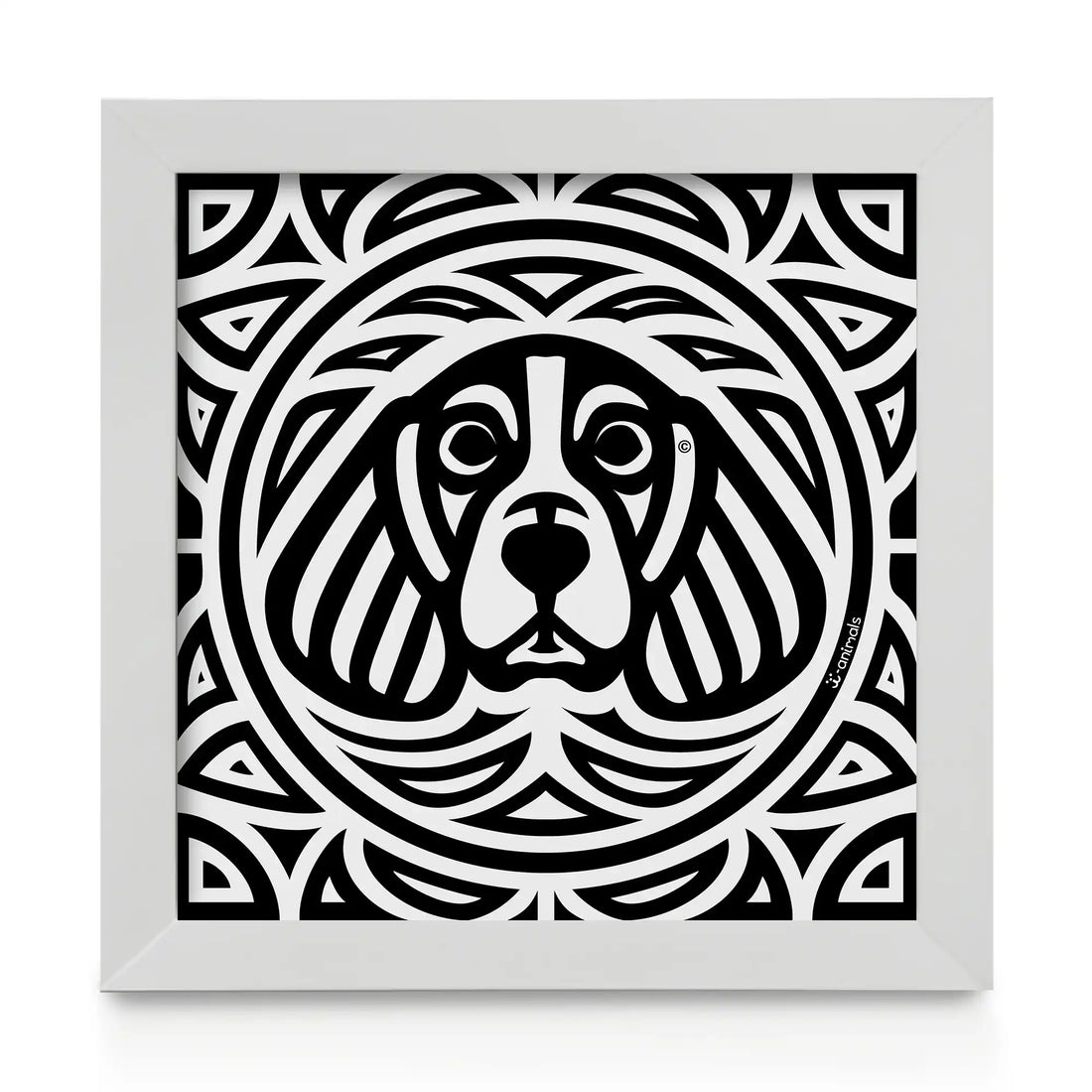 Quadro decorativo Beagle - Total - Tribal