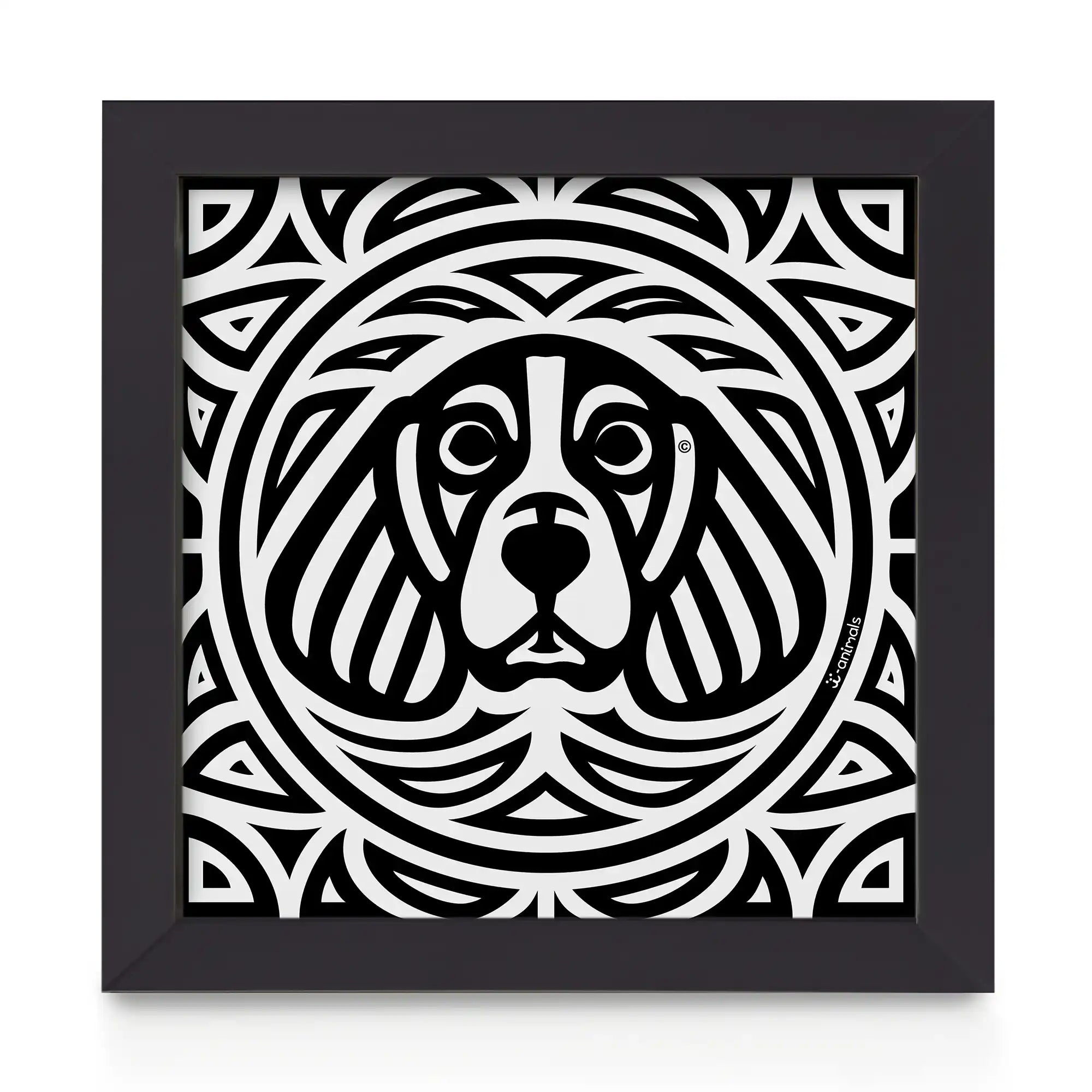 Quadro decorativo Beagle - Total - Tribal