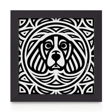 Quadro decorativo Beagle - Total - Tribal