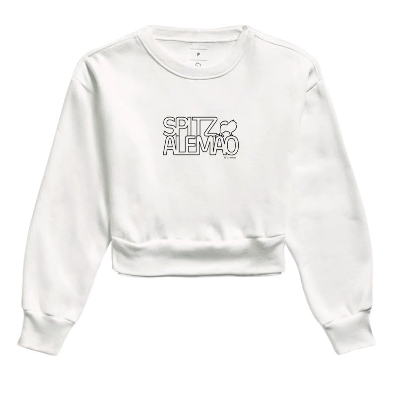 Moletom Cropped Spitz Alemão - Identidade