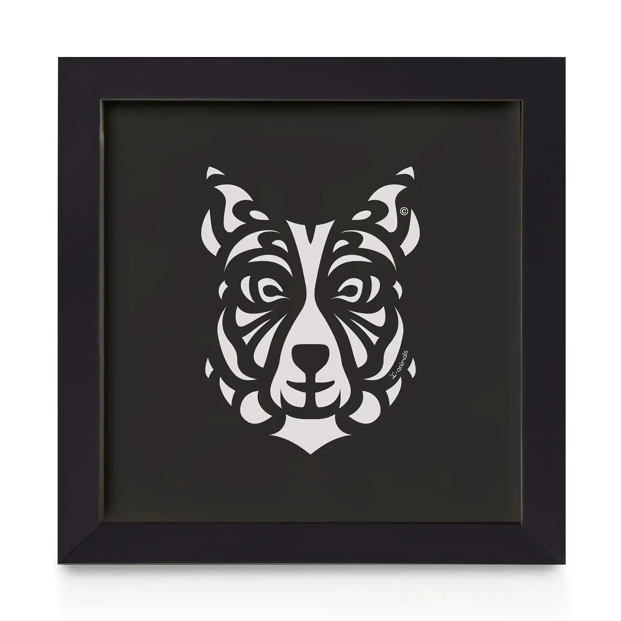 Quadro decorativo Border Collie - Tribal