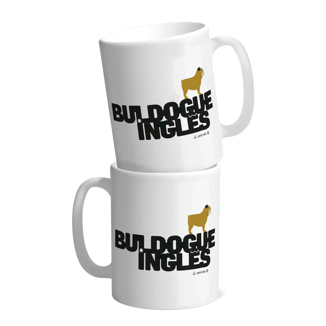 Caneca Buldogue Inglês - Identidade i-animals