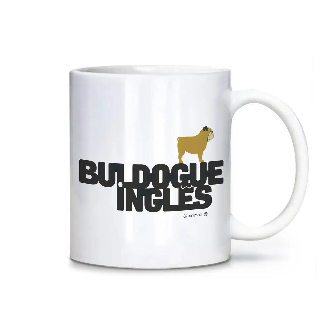 Caneca Buldogue Inglês - Identidade i-animals