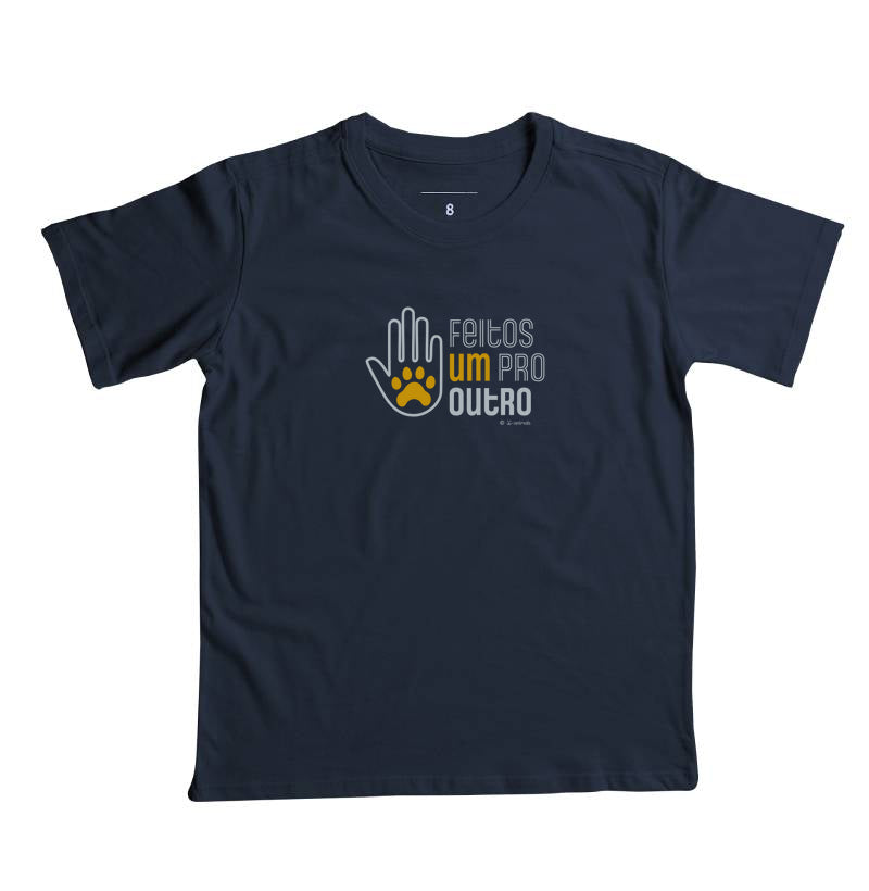 Camiseta Pets, Feitos um Pro Outro (Infantil) - Coleção AFETO