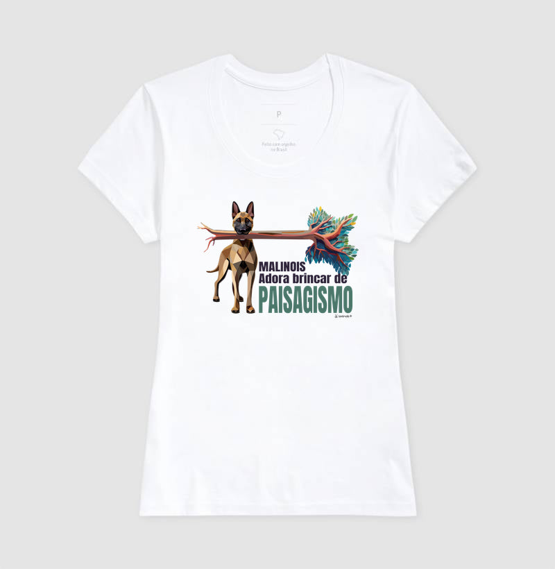 Camiseta Malinois Paisagismo - Essência