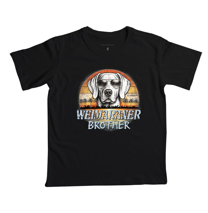 Camiseta Weimaraner Infantil BROTHER Sunset Vintage - Família