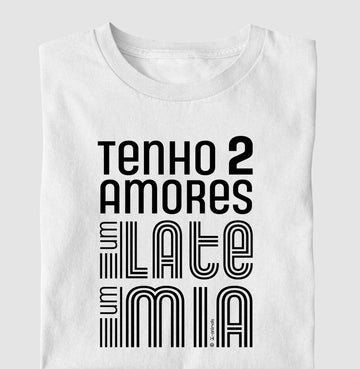 Camiseta Um Late, um Mia - Coleção AFETO