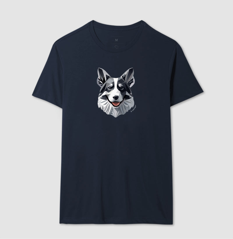 Camiseta Border Collie - Coleção Geoma