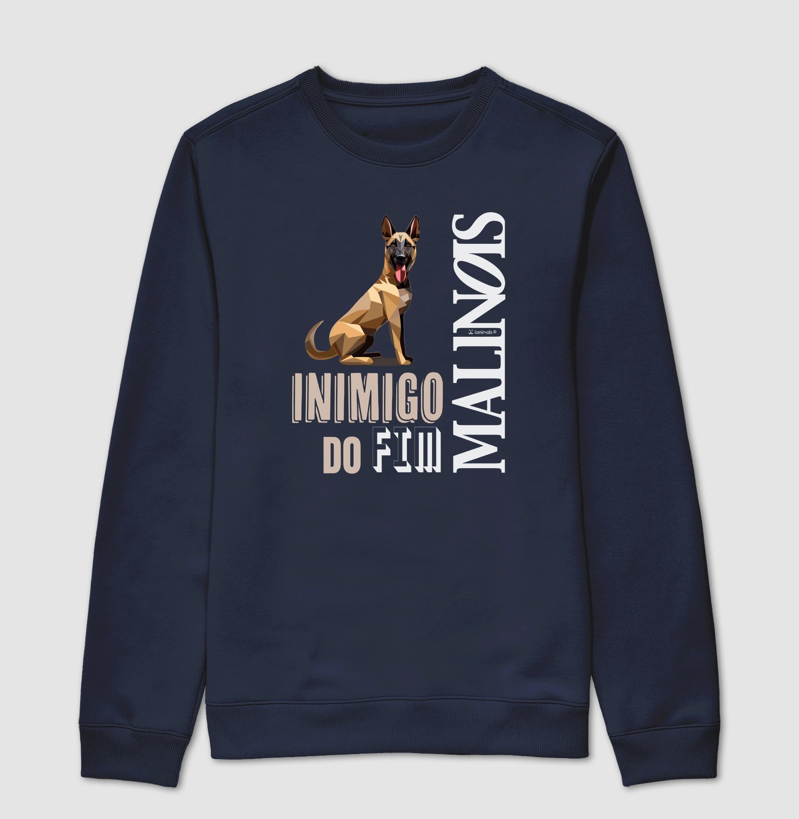 Moletom Suéter Malinois Inimigo do Fim - Essência