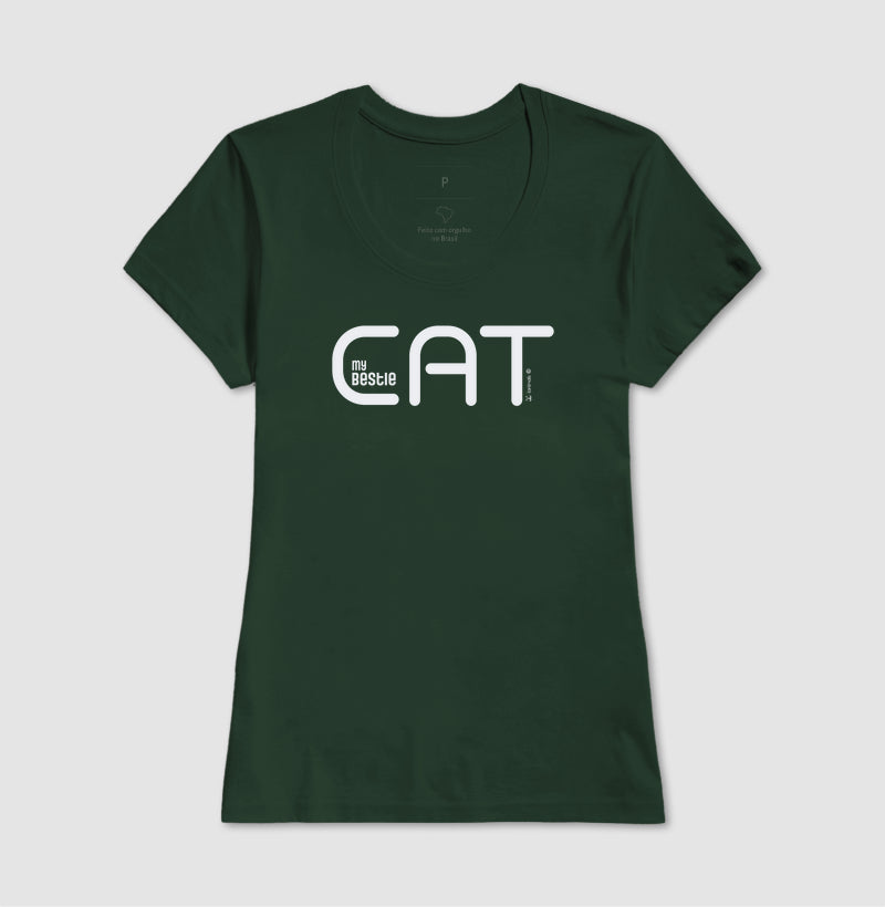Camiseta Cat My Bestie - Afeto