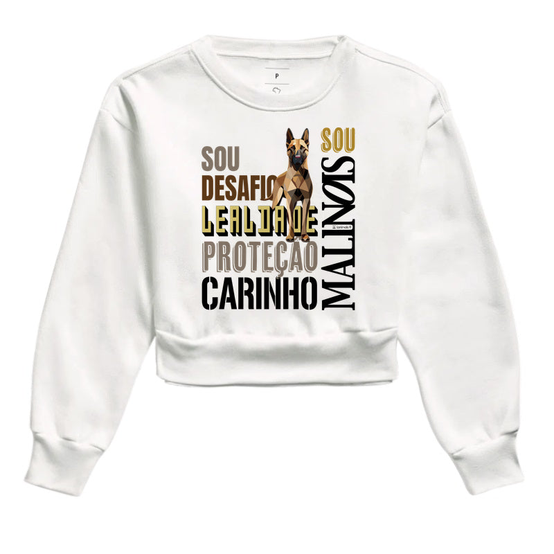 Moletom Cropped Malinois SOU - Essência