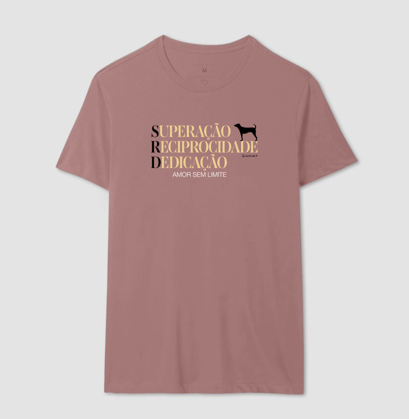 Camiseta SRD - Superação Reciprocidade Dedicação - Essência